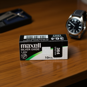 Maxell Silver Oxide Battery 364 SR621SW 1.55V 10 Pcs - Product Image 3