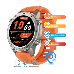 Nouvelle <span class=keywords><strong>Montre</strong></span> Connectée DM56 AMOLED 2026, Étanche 5ATM, GPS, Suivi Sportif Extérieur, Appel Bluetooth, pour Hommes - Product Image 2
