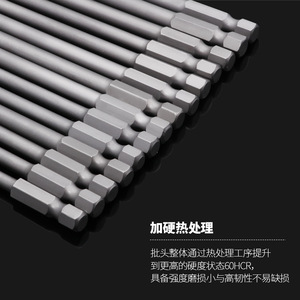 Shaowei <b>Torx</b> Screwdriver <b>Bit</b> Extended Length Steel Hex Shank For Construction - Product Image 4