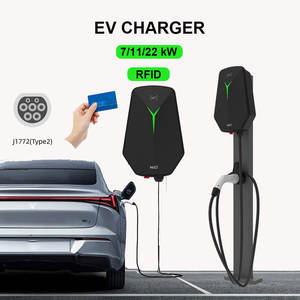 HICI mono <span class=keywords><strong>triphasé</strong></span> Wallbox maison EV AC Station rapide chargeur Type 2 GBT 22kw 11kw 7kw 240V 380V 16A 32A pour VW id4 BYD <span class=keywords><strong>TESLA</strong></span> - Product Image 3