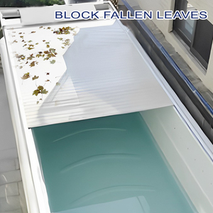 Couverture de <span class=keywords><strong>Piscine</strong></span> Électrique Rétractable Automatique sur Mesure avec Rail en Aluminium - Product Image 3