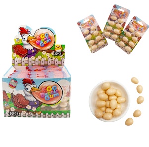 <span class=keywords><strong>Chewing</strong></span>-<span class=keywords><strong>gum</strong></span> Halal fantaisie en forme d'œuf, saveur originale, en boîte de présentation, vente en gros - Product Image 1