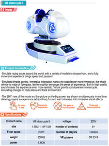 Giostre interattive di simulazione di realtà virtuale moto moto JoyGravity VR - Product Image 4