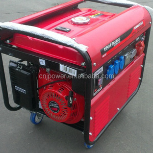 Sh6500 <b>Gasoline</b> <b>Generator</b> 5 6 7Kw Single Phase Air Cooled Portable Wheeled For Construction Farm Outdoor Use - Product Image 3