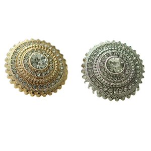 Nút Bấm Ngọc Trai Đá Pha Lê Swarovski Nổi Tiếng Nút Bấm Lỗ Khâu Tay Đục Lỗ Trang Sức Kim Loại Cho Áo Khoác - Product Image 1