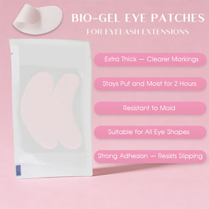Patchs Bio-Gel Haute Qualité pour le Contour des <span class=keywords><strong>Yeux</strong></span>, Spécialisés pour Extensions de Cils, Doux et Naturels, Personnalisation Marque Privée Disponible - Product Image 2