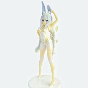 Figura de Anime de 26 cm de Azur Lane Le Manjuu, 1/6, Versión Listless Lapin, Conejo Blanco Perezoso, Modelo de Juguete, Figura de Acción de Regalo - Product Image 1