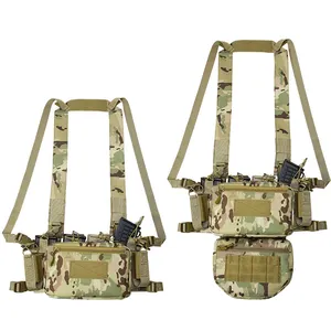 Multifunctional Training New Sports Camouflage Clothing Streetwear Lightweight Tactical Rigtactical Bag Chest Front Rig Pouch