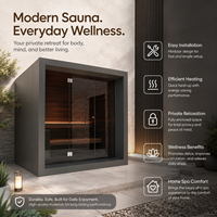 Cabine de sauna en bois massif sur mesure pour la maison, avec dimensions et décorations personnalisables