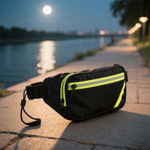 <span class=keywords><strong>Sac</strong></span> de taille en nylon léger personnalisé pour femmes hommes garçons filles étanche sport course jarretelle poitrine <span class=keywords><strong>sac</strong></span> fermeture à glissière - Product Image 2