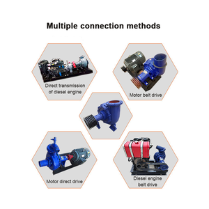 Pompa centrifuga orizzontale diesel per sabbia, ghiaia e roccia, per dragaggio oro e fanghi da miniera, grande pompa per liquami - Product Image 2