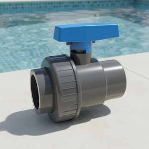 Válvula de Bola de Unión Simple de PVC Manual <span class=keywords><strong>Greentech</strong></span> de 1/2''-4'' con Sellado de EPDM - Product Image 2