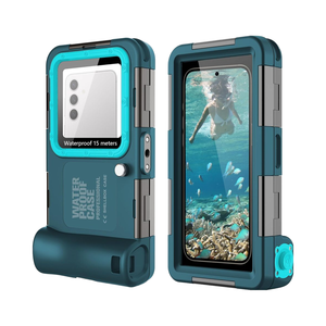 Étui étanche universel <span class=keywords><strong>pour</strong></span> téléphone portable de plongée sous-marine et de snorkeling, motif animal, protection 360°, bouton de volume droit - Product Image 1