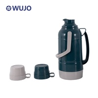 2L 3.2L Haute Qualité Prix Concurrentiel Durable Deux Couvercles Isolé En Plastique Pot D'eau Fiole À Vide Thermos Avec Poignée