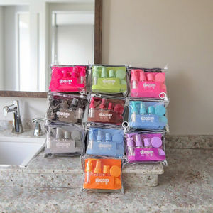 पोर्टेबल 30 मिली यात्रा कॉस्मेटिक लोशन इत्र की बोतलें 6-टुकड़ा सेट खाली प्लास्टिक रेकलाइज्ड ढक्कन सिलेंडर आकार - Product Image 1