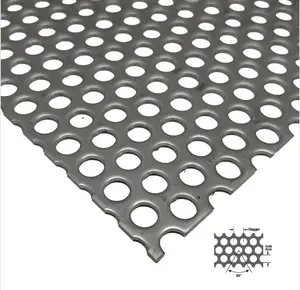 3mm 4mm 5mm Stainless steel round hole metal sheet mesh for filter