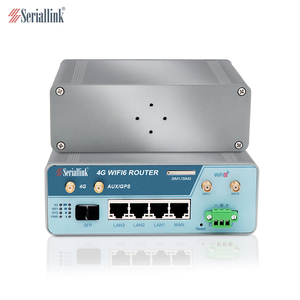 Routeur cellulaire SERIALLINK Dual SIM 4G pris en charge 4X1000M Ports LAN/WAN 1xSFP Port 48V sortie POE en option DC12-55V alimentation - Product Image 5