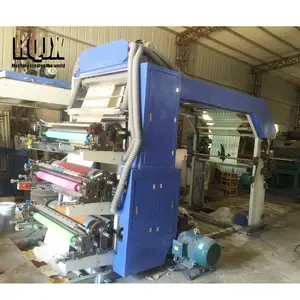 Automatic Non Woven Flexo Flexographic 4 Color Bag Printing Machine Flexo Flexographic Printing Press Machine