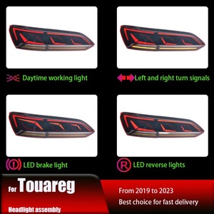 Feux arrière HETOP pour <span class=keywords><strong>Touareg</strong></span> 2019-2023, feux arrière LED pour voiture, design arrière amélioré, feux arrière LED Plug and Play pour Volkswagen - Product Image 3