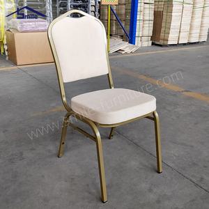 Giá rẻ kim loại đồ nội thất khách sạn sử dụng ghế ăn sang trọng vải nhung Stackable tiệc cưới ghế - Product Image 1