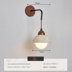 Minimalist Nordic Modern <b>Retro</b> Living Room Indoor Bedroom <b>Lighting</b> Wall Lamp Creative Children's Night Lamp 6W Power - Product Image 2