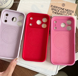 <span class=keywords><strong>Coque</strong></span> en silicone magnétique liquide pour <span class=keywords><strong>iPhone</strong></span> Apple 17, avec dos en microfibre, compatible <span class=keywords><strong>iPhone</strong></span> 17, 16, 15 - Product Image 2