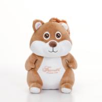 Jouet en peluche à succès en coton PP avec fourrure d'écureuil, jouets en peluche d'écureuil personnalisables, jouet en peluche d'écureuil simulé