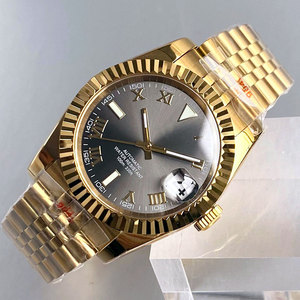 5A cao cấp logo quay số Roman Số người đàn ông sang trọng đồng hồ cơ khí Đồng hồ tự động cơ khí đồng hồ đeo tay Sapphire kính không thấm nước - Product Image 2