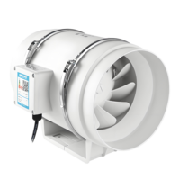 4Inch 220V Exhaust Home Silent Pipe Duct fan Bathroom Extractor Ventilation Kitchen Toilet Wall Air Clean Ventilator