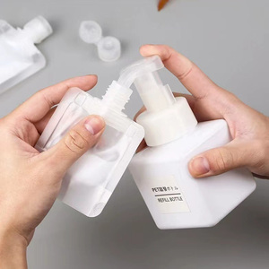 Bolsas de Viaje para Rellenar Cosméticos, 30ml 50ml 100ml, a Prueba de Fugas, de PET/PE, Portátiles, con Tapa Abatible, para Cuidado de la Piel - Product Image 4