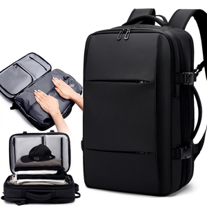 Mochila Multifuncional con Cierre Oxford, de Poliéster, Gran Capacidad, con Bolsa de Aire para Viaje, Compresión al Vacío, Impermeable, para Computadora - Product Image 1