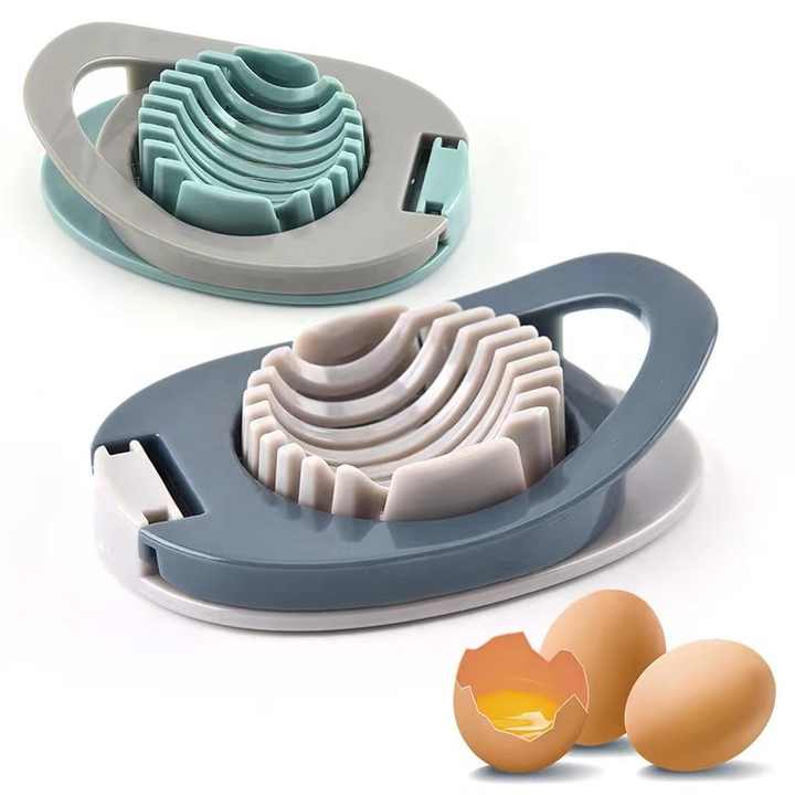 Plastic Egg Cutter Stainless Steel Tangent 304 Egg Slicer Preserved Egg Divider Kitchen Tool