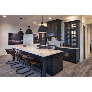 Nouveaux produits Designs de cuisines modernes <span class=keywords><strong>Cuisine</strong></span> Shaker noir et blanc Armoires de rangement de <span class=keywords><strong>cuisine</strong></span> - Product Image 3