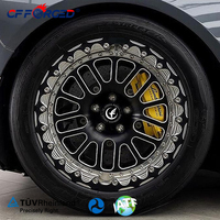 Jantes en alliage d'aluminium forgé CF FORGED, neuves, de dix mille tonnes, pour Mercedes/Audi, 17-23 pouces, argent personnalisé