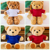 Ours en peluche super doux en coton PP avec T-shirt, hauteur 40 cm, cadeau d'anniversaire pour les enfants de 2 à 4 ans, unisexe