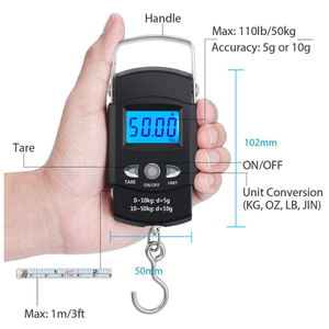 La mejor maleta digital más pequeña, peso de viaje, báscula de equipaje de mano clasificada para el peso corporal - Product Image 5