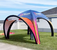 Tente araignée gonflable d'extérieur de haute qualité, imperméable, légère, personnalisable, dôme hermétique, gazebo publicitaire, durable
