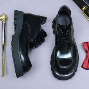 2025 Customizable Men's Ankle Winter for Boots Genuine Leather <b>Pointed</b> Toe Summer Lightweight Pre-Sale Shiny Patent Leather - Product Image 6