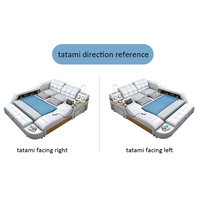 Meuble de lit Tatami, accessoire multifonctionnel et souple, Super King, moderne, intelligent