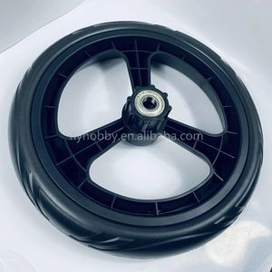 10 Zoll Einkaufswagen-Rad Kunststoff-Speichenrad mit EVA-Reifen REACH ROHS Zertifiziert für Einkaufswagen - Product Image 6