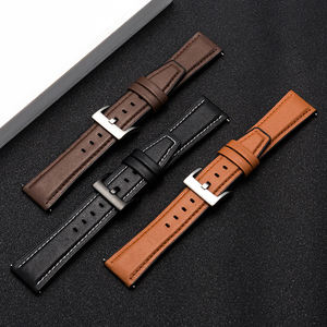 สายนาฬิกาหนังแท้สำหรับ <span class=keywords><strong>Huawei</strong></span> Watch <span class=keywords><strong>Gt2</strong></span> <span class=keywords><strong>Pro</strong></span> 46มม. Watch4,สายนาฬิกาหนังแท้20มม. 22มม. - Product Image 2