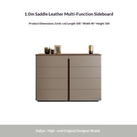 Meuble TV moderne en bois massif avec 5+ tiroirs, rangement de bout de lit en cuir pleine fleur, pour chambre à coucher, usage domestique, garantie 5 ans
