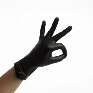 Grosir sarung tangan vinil bebas bubuk, sarung tangan sekali pakai tahan air transparan produsen rumah tangga PVC vinil
