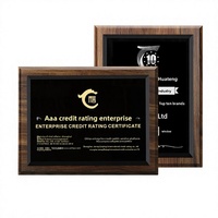 Médailles et Plaques d'Authentification Personnalisées en Bois et Cristal avec Gravure de Lettres pour Cadeaux Promotionnels d'Entreprise, Logo Personnalisé