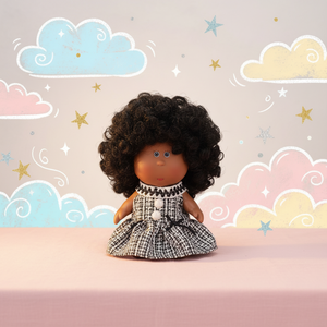 Poupées de mode pour filles |   Jouets en peluche interchangeables multicolores avec coiffures et tenues tendance, ornements de collection, marque DEFA - Product Image 4