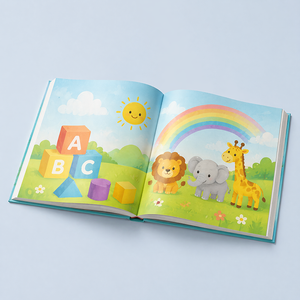Impression personnalisée d'illustrations en couleur pour livres d'images pour enfants en bas âge, livres pour l'éducation préscolaire, impression de livres reliés pour enfants - Product Image 1
