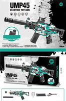 Senapan Air Listrik EVOIII, Pistol Air Semprot Cepat, Mainan Senapan Tembak Otomatis, Senapan Permainan Pertarungan untuk Anak-Anak