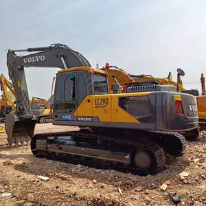 Excavatrice intermédiaire VOLVO 29 tonnes avec cabine fermée à vendre, livraison gratuite, excavatrice japonaise VOLVO EC290, excavatrice sur chenilles d'occasion - Product Image 2