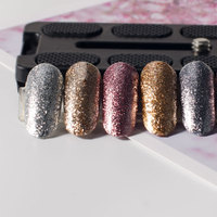 Gel Polish LED UV 15ml 8G, haute viscosité, super brillant, paillettes platine, japonais, marque privée, professionnel pour ongles