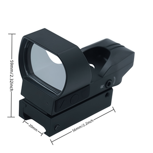 사냥 반사 시력 HD1030 충전식 반사 범위 4 모드 레드 그린 도트 전술 페인트 볼 광학 시력 - Product Image 6